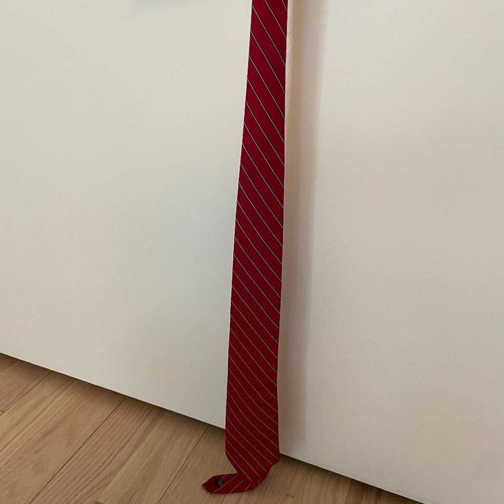 Classic red JSCACO tie